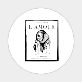 L`Amour Love Frensh Art Magnet